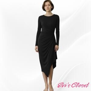 Silence + Noise Urban Outfitters Women's Asymmetrical Mini Dress Sz S Black